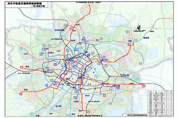 武汉地铁18号线最新版线路图揭晓